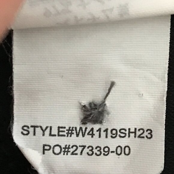 Prana Halle Straight Pants Women 12 Black Mid Rise Zip Pocket UPF 50+ Outdoor - Picture 15 of 16